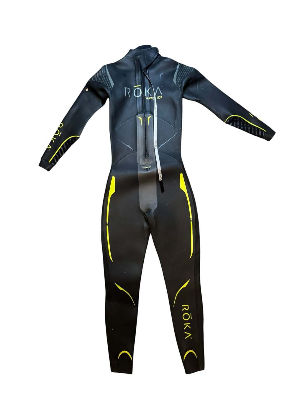 ROKA Maverick Pro Triathlon Wetsuit Black Yellow Men's